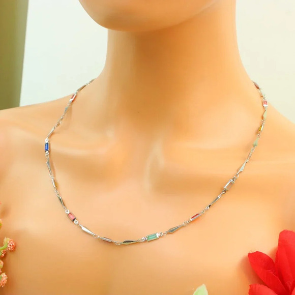 "New Beautiful Design Necklace Chain for Women/Girls, Gift, N600 - Picture 9 of 10